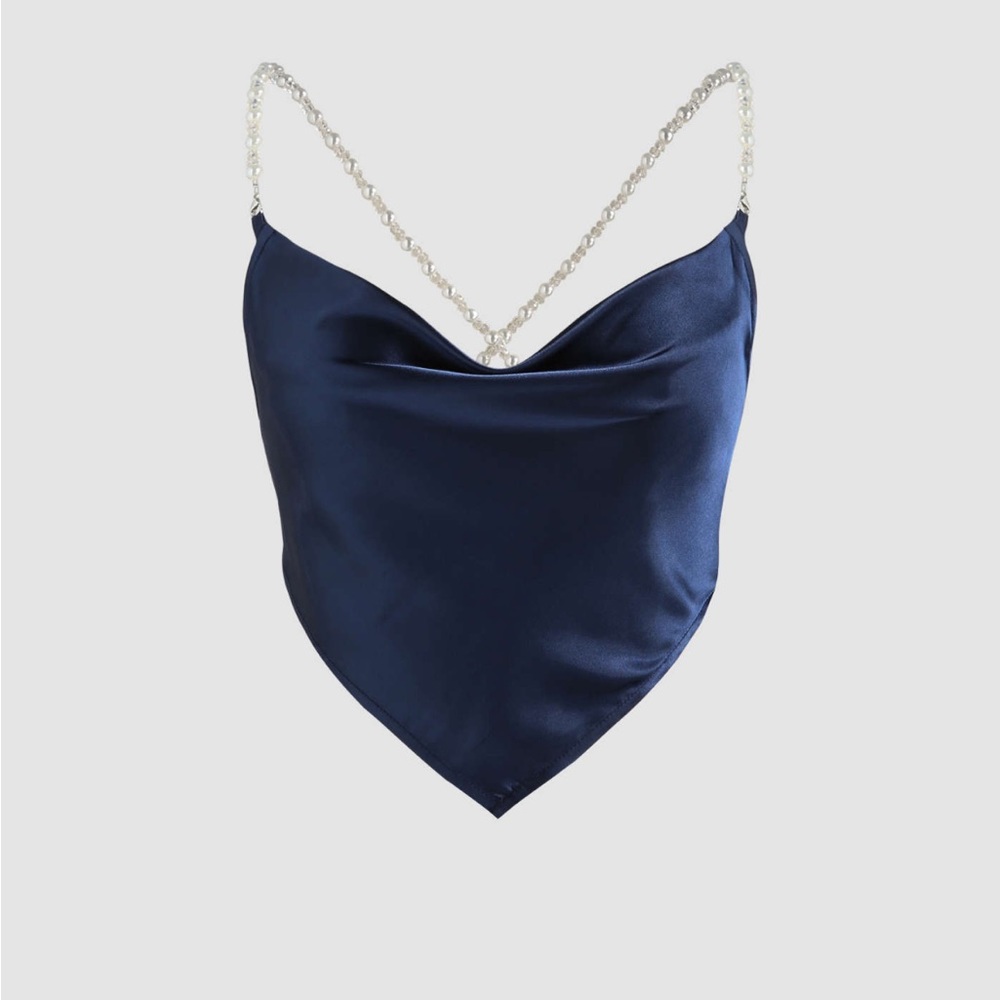 Cider tie back crop top